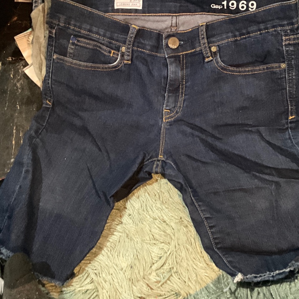 GAP 1969 Dark Blue Denim Shorts